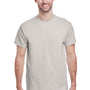 Gildan Mens Ultra Short Sleeve Crewneck T-Shirt - Ice Grey