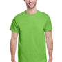Gildan Mens Ultra Short Sleeve Crewneck T-Shirt - Lime Green