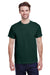 Gildan G200 Mens Ultra Short Sleeve Crewneck T-Shirt Forest Green Front