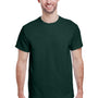 Gildan Mens Ultra Short Sleeve Crewneck T-Shirt - Forest Green