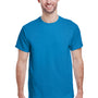 Gildan Mens Ultra Short Sleeve Crewneck T-Shirt - Sapphire Blue