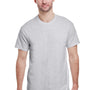 Gildan Mens Ultra Short Sleeve Crewneck T-Shirt - Ash Grey