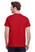 Gildan G200 Mens Ultra Short Sleeve Crewneck T-Shirt Red Back