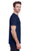 Gildan G200 Mens Ultra Short Sleeve Crewneck T-Shirt Navy Blue Side