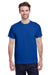 Gildan G200 Mens Ultra Short Sleeve Crewneck T-Shirt Metro Blue Front