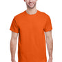 Gildan Mens Ultra Short Sleeve Crewneck T-Shirt - Orange