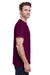 Gildan G200 Mens Ultra Short Sleeve Crewneck T-Shirt Maroon Side