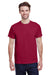Gildan G200 Mens Ultra Short Sleeve Crewneck T-Shirt Cardinal Red Front