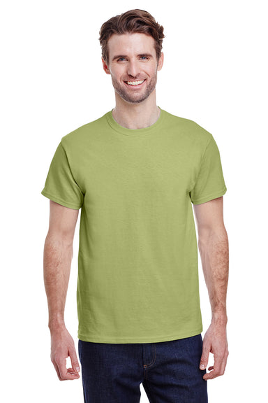 Gildan G200 Mens Ultra Short Sleeve Crewneck T-Shirt Kiwi Green Front