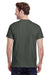 Gildan G200 Mens Ultra Short Sleeve Crewneck T-Shirt Military Green Back