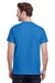 Gildan G200 Mens Ultra Short Sleeve Crewneck T-Shirt Iris Blue Back