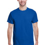 Gildan Mens Ultra Short Sleeve Crewneck T-Shirt - Antique Royal Blue
