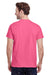 Gildan G200 Mens Ultra Short Sleeve Crewneck T-Shirt Safety Pink Back