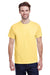 Gildan G200 Mens Ultra Short Sleeve Crewneck T-Shirt Cornsilk Yellow Front