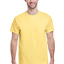 Gildan Mens Ultra Short Sleeve Crewneck T-Shirt - Cornsilk Yellow