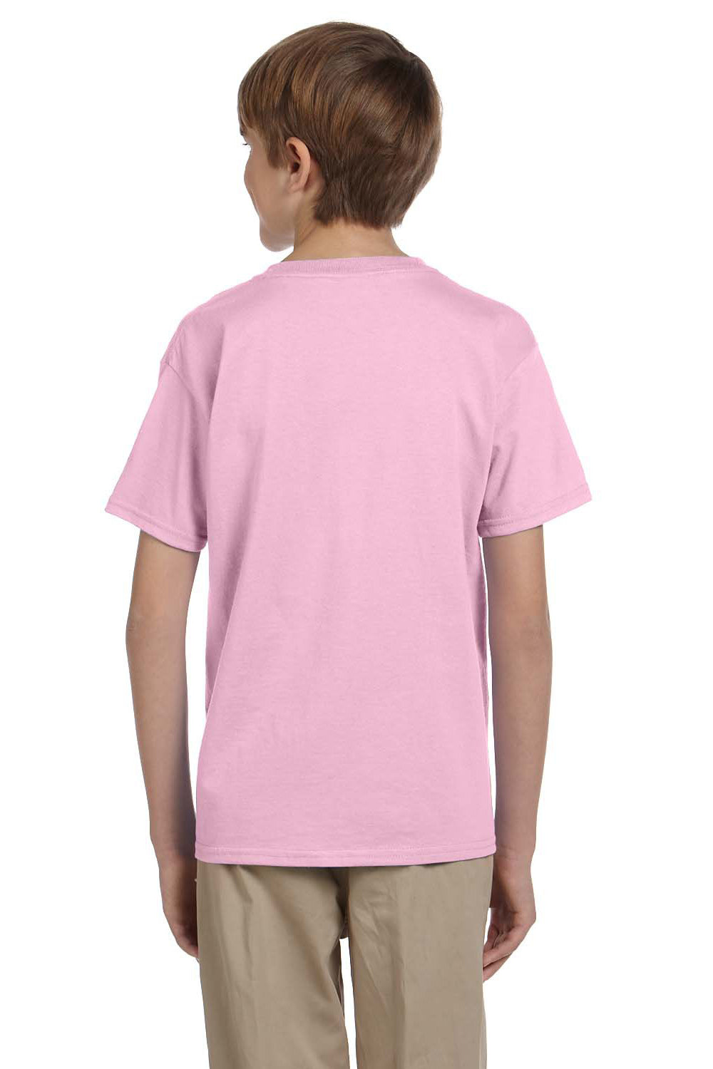 Gildan G200B Youth Ultra Short Sleeve Crewneck T-Shirt Light Pink Back