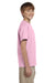 Gildan G200B Youth Ultra Short Sleeve Crewneck T-Shirt Light Pink Side