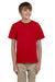 Gildan G200B Youth Ultra Short Sleeve Crewneck T-Shirt Cherry Red Front