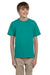 Gildan G200B Youth Ultra Short Sleeve Crewneck T-Shirt Jade Green Front