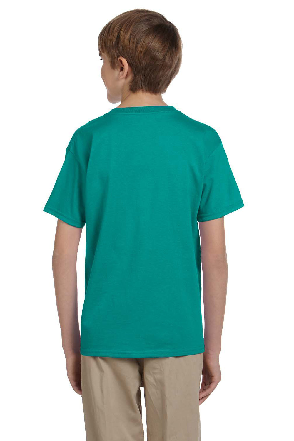 Gildan G200B Youth Ultra Short Sleeve Crewneck T-Shirt Jade Green Back