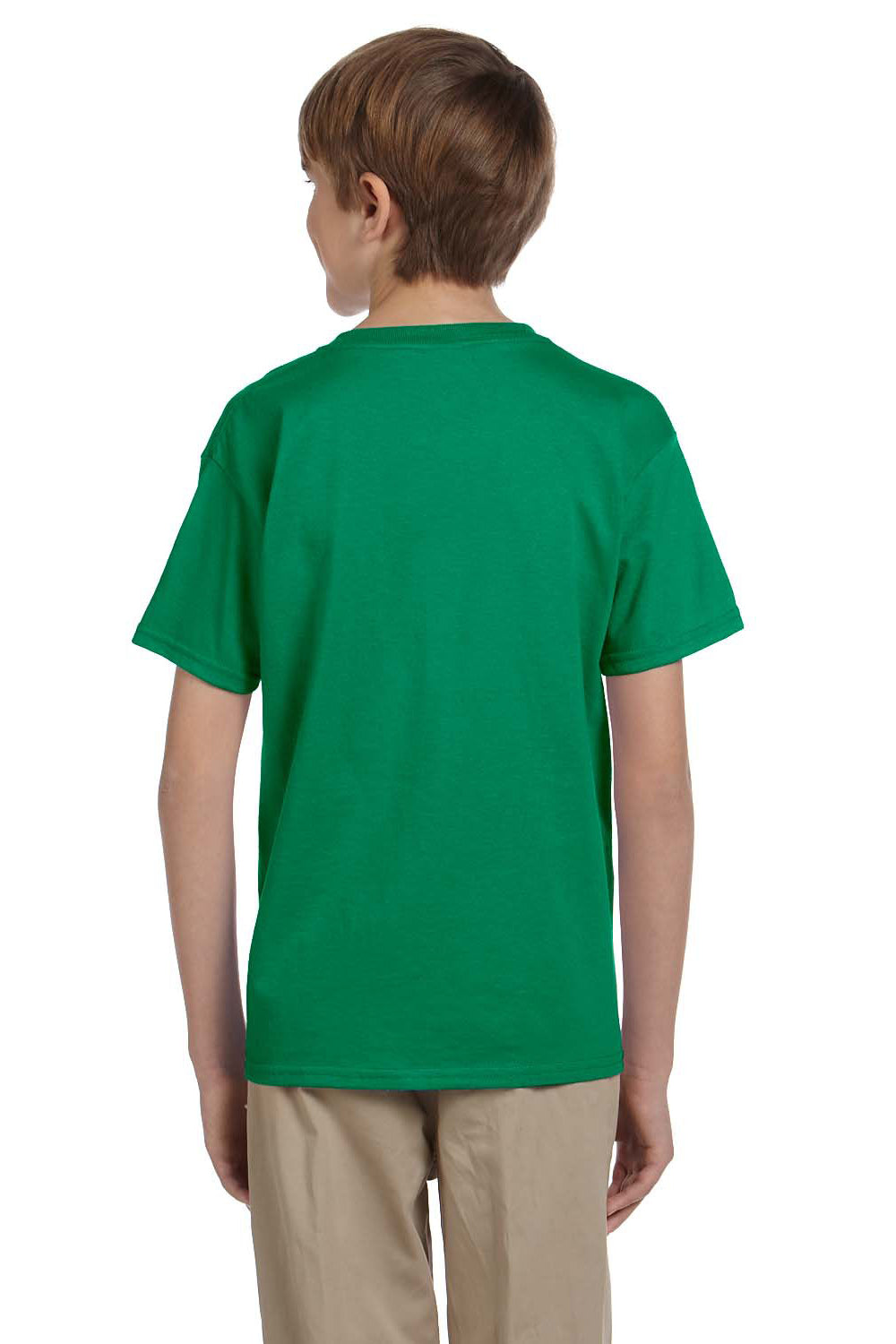 Gildan G200B Youth Ultra Short Sleeve Crewneck T-Shirt Kelly Green Back