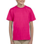 Gildan Youth Ultra Short Sleeve Crewneck T-Shirt - Heliconia Pink