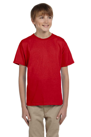 Gildan G200B Youth Ultra Short Sleeve Crewneck T-Shirt Red Front