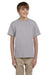 Gildan G200B Youth Ultra Short Sleeve Crewneck T-Shirt Sport Grey Front
