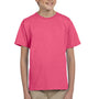 Gildan Youth Ultra Short Sleeve Crewneck T-Shirt - Safety Pink