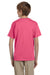 Gildan G200B Youth Ultra Short Sleeve Crewneck T-Shirt Safety Pink Back