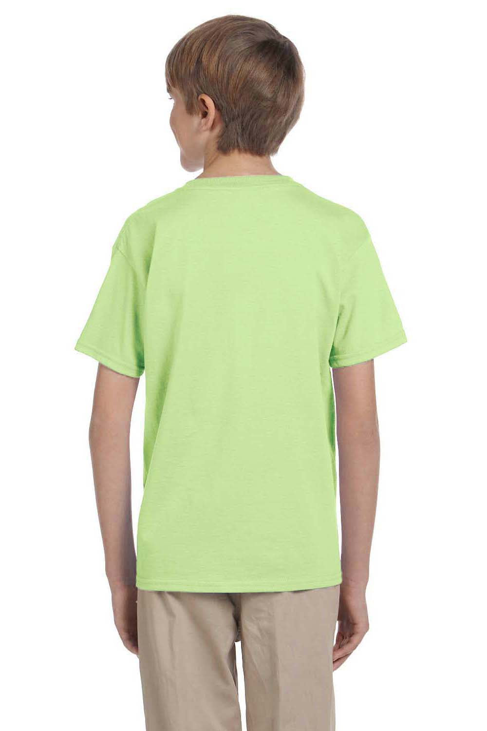 Gildan G200B Youth Ultra Short Sleeve Crewneck T-Shirt Mint Green Back