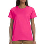 Gildan Womens Ultra Short Sleeve Crewneck T-Shirt - Heliconia Pink