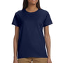 Gildan Womens Ultra Short Sleeve Crewneck T-Shirt - Navy Blue