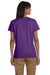 Gildan G200L Womens Ultra Short Sleeve Crewneck T-Shirt Purple Back