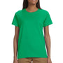 Gildan Womens Ultra Short Sleeve Crewneck T-Shirt - Irish Green - Closeout