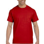 Gildan Mens Ultra Short Sleeve Crewneck T-Shirt w/ Pocket - Red - Closeout