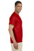 Gildan G230 Mens Ultra Short Sleeve Crewneck T-Shirt w/ Pocket Red Side