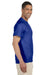 Gildan G230 Mens Ultra Short Sleeve Crewneck T-Shirt w/ Pocket Royal Blue Side