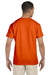 Gildan G230 Mens Ultra Short Sleeve Crewneck T-Shirt w/ Pocket Orange Back