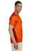 Gildan G230 Mens Ultra Short Sleeve Crewneck T-Shirt w/ Pocket Orange Side
