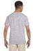 Gildan G230 Mens Ultra Short Sleeve Crewneck T-Shirt w/ Pocket Sport Grey Back