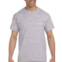 Gildan Mens Ultra Short Sleeve Crewneck T-Shirt w/ Pocket - Sport Grey