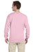 Gildan G240 Mens Ultra Long Sleeve Crewneck T-Shirt Light Pink Back