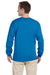Gildan G240 Mens Ultra Long Sleeve Crewneck T-Shirt Sapphire Blue Back