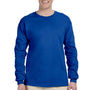 Gildan Mens Ultra Long Sleeve Crewneck T-Shirt - Royal Blue