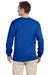 Gildan G240 Mens Ultra Long Sleeve Crewneck T-Shirt Royal Blue Back