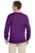 Gildan G240 Mens Ultra Long Sleeve Crewneck T-Shirt Purple Back
