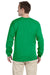 Gildan G240 Mens Ultra Long Sleeve Crewneck T-Shirt Irish Green Back