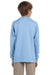 Gildan G240B Youth Ultra Long Sleeve Crewneck T-Shirt Light Blue Back