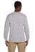 Gildan G241 Mens Ultra Long Sleeve Crewneck T-Shirt w/ Pocket Sport Grey Back